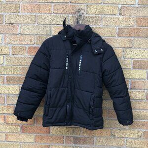 2020 Diesel Puffer Jacket Medium Black BROKEN ZIPPER